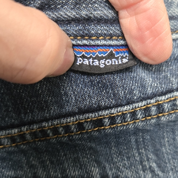 Patagonia organic Classic Denim boot cut Jeans sz8 16"x29" - Picture 9 of 13